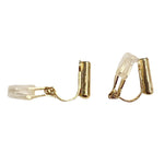 gold clip on earring converter